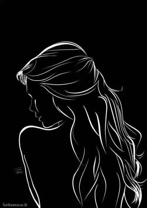 silouette donna 2/laser su vetro