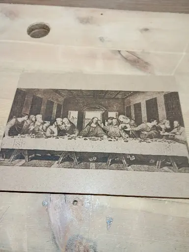 Ultima cena/incisione laser