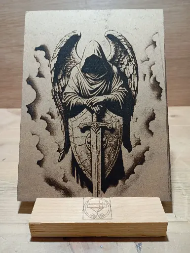 Angelo della morte/incisione laser