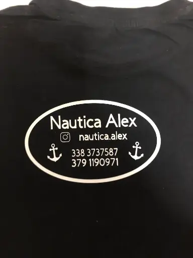 scritte su abbigliamento lavoro/termovinile