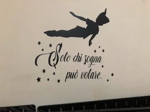 Scritte su pareti interne/vinle