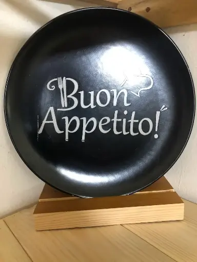 incisione su piatto/laser