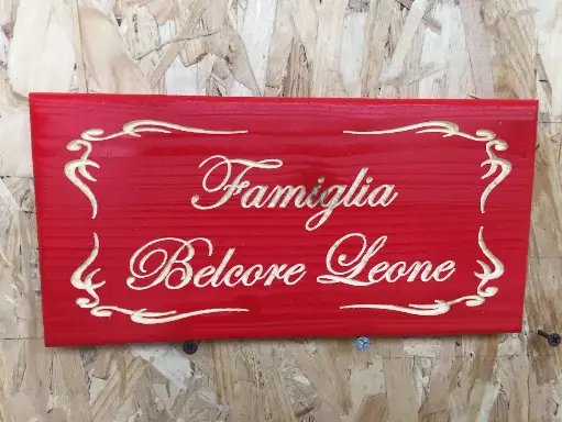 scritta targa fuori porta